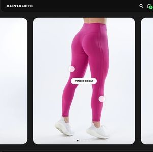 Alphalete pulse surge leggings size medium